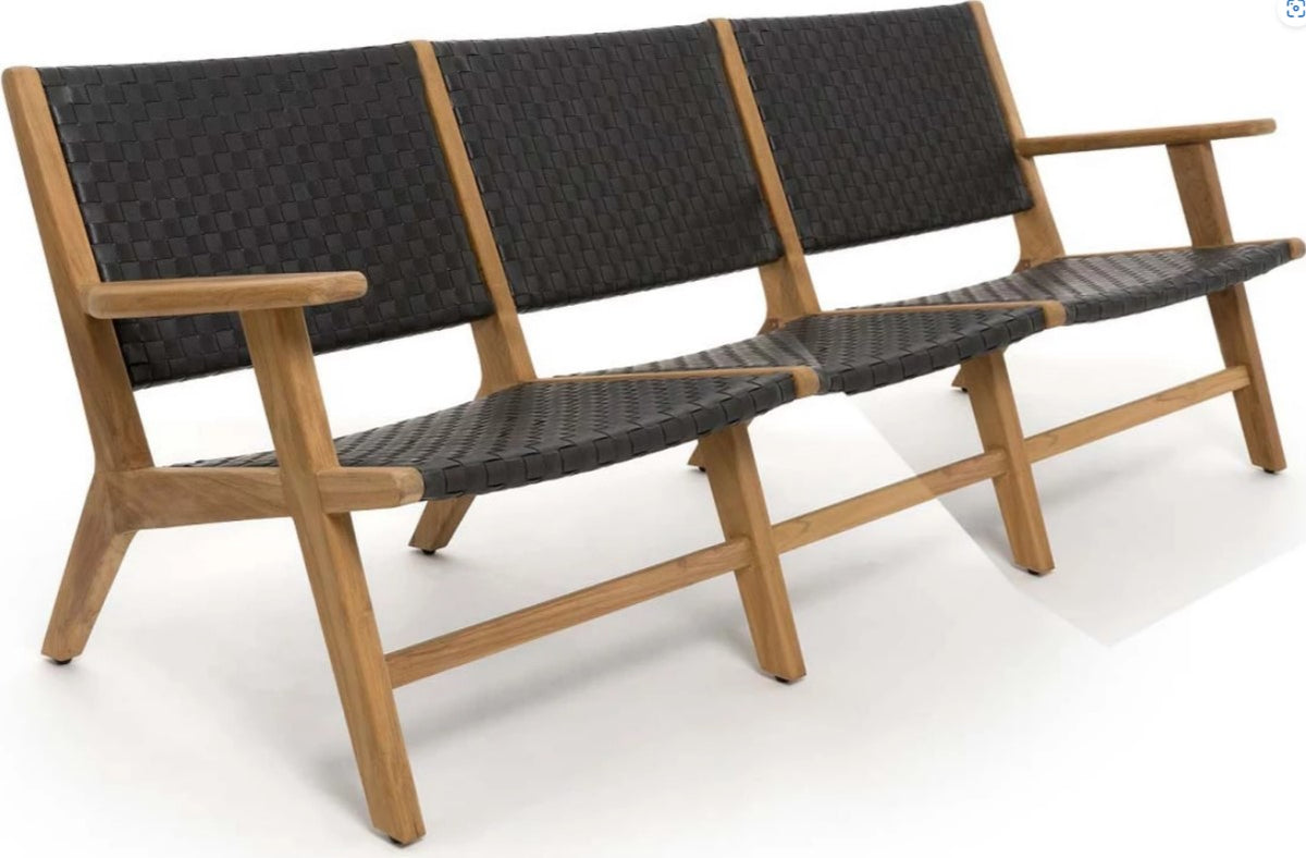 Hagen Sofa with teak arms