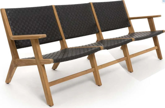 Hagen Sofa with teak arms