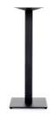 Santorini Bar Table base ONLY - Sq Base (For Round/Square), Powdercoated Black steel/Alum. (Suitable for 32"/39" Sq, 43" Rnd)