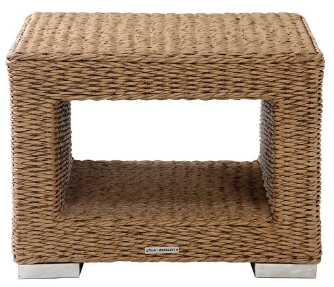Arizona Square Side Table XL with shelf