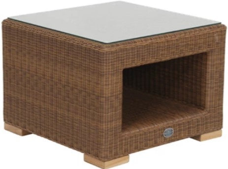 Arizona Square Side Table XL with shelf
