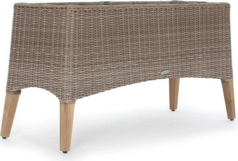 Tanzania Dining Table, Rect/Oval, L, Base ONLY 47x20in