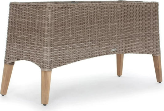 Tanzania Dining Table, Rect/Oval, L, Base ONLY 47x20in