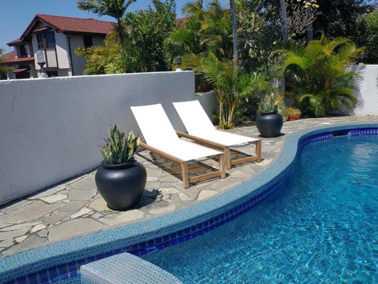 Newport Sunlounger, with wheels