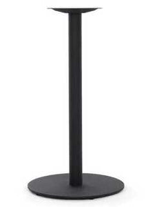 Verona Black powdercoated cafetable base ONLY - For 32/39" Sq, 43" round Top. Rnd Base (For Round Stone)