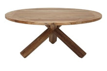 Load image into Gallery viewer, Palm Springs Round Dining Table, Recycled slatted Teak