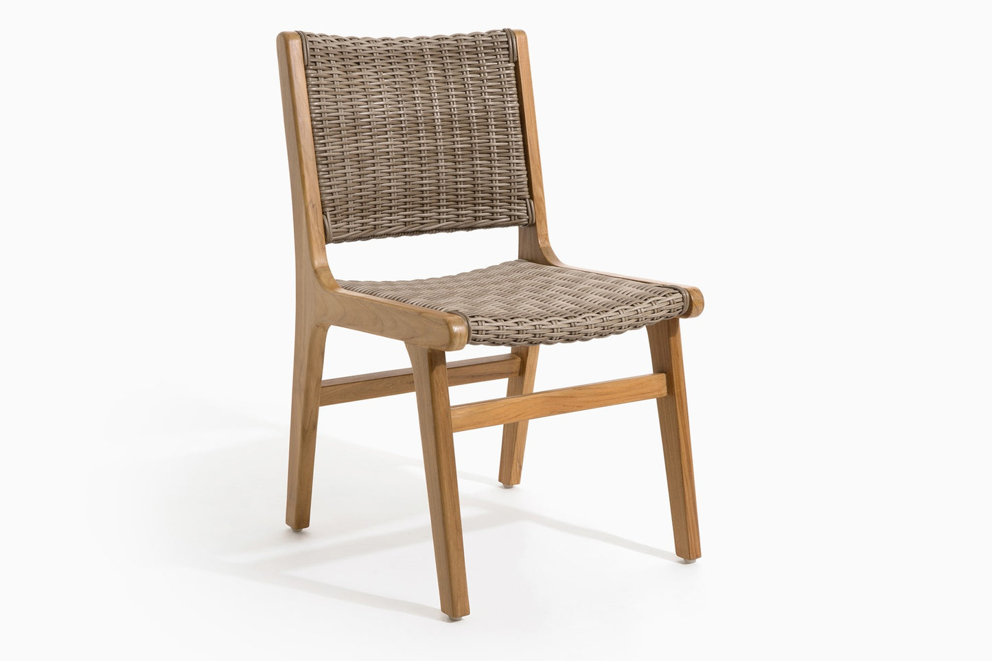 Hagen Side chair, teak frame/All-weather leather
