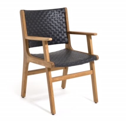Hagen Armchair, Teak frame/All Weather Leather