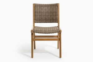 Hagen Side chair, teak frame/All-weather leather