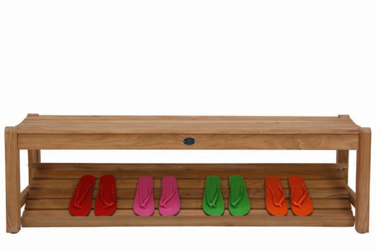Halifax Backless Bench with Storage Shelf