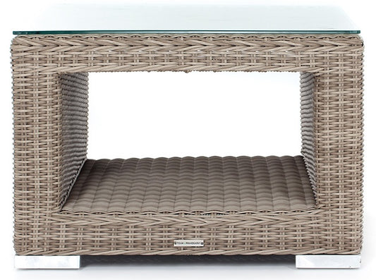 Tobago Square Side table with Shelf