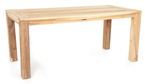 San Pedro Rectangular table, S. (55x31"), Recycled slatted Teak (No Hole) - SMOOTH