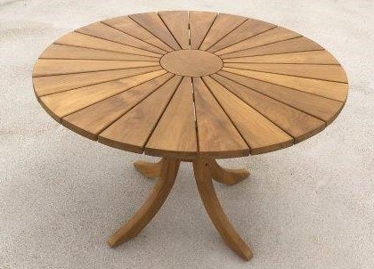 Star Teak Round Tabletop