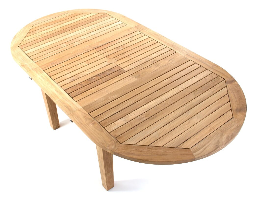 St Tropez Oval Extension Table (83/59x43"), Single leaf