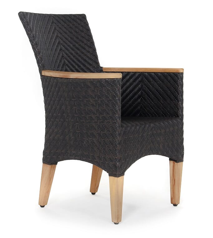 Zanzibar Armchair w/ Teak Arms