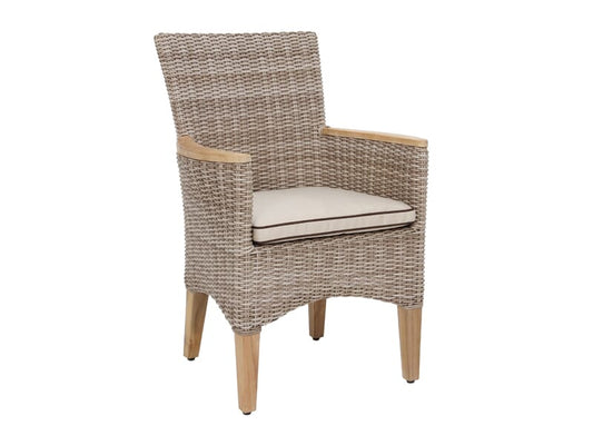 Tanzania Armchair w/ Teak Arms