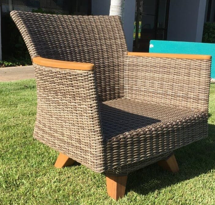 Tanzania Lounge Armchair, Swivel