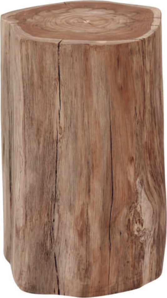 East Java Teak Log Stool/Sidetable