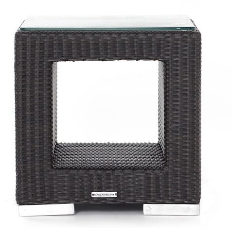 Tobago Square Side table with Shelf