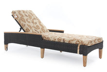 Load image into Gallery viewer, Zanzibar Sunbed Cushion, -- Seat/Back cushion, 2-piece, Sunbrella, 2&quot; Dryfast Foam