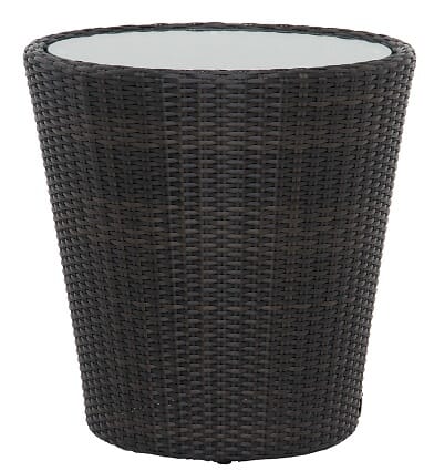 Barcelona Round side table, with embeded Glass (Additional)