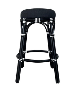 Black/white bar stool