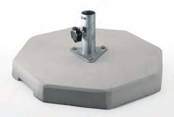 Concrete Base, with Galv Clamp