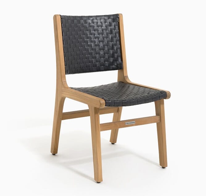 Hagen Side chair, teak frame/All-weather leather