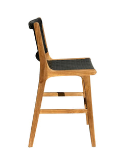 Hagen bar side chair black