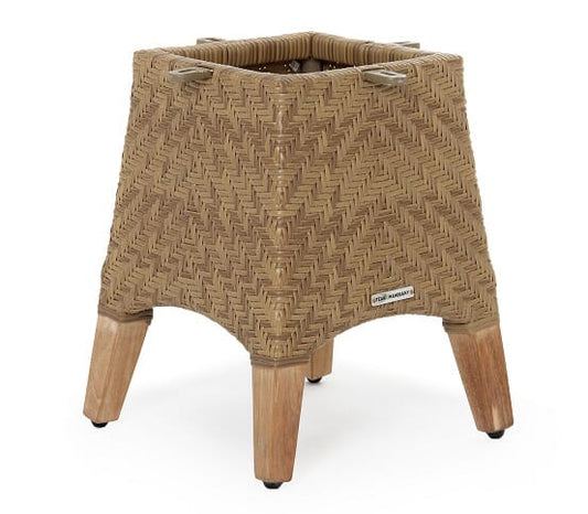 Zanzibar Side Table BASE ONLY - w/ Teak Legs  (22" Square and 24" Round Teak table top Additional)